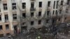 Наслідки удару по одному з навчальних закладів Харкова, 5 лютого 2023 року