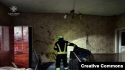 Соккудан жабыр тарткан Смела шаарындагы үй.