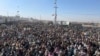 Protesters in the Chaman district blocked access to a Frontier Corps office in February.