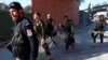 Police on patrol in Peshawar, the capital of Khyber Pakhtunkhwa Province