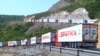 A 19-truck convoy of humanitarian aid from Armenia has been stranded for two weeks at the Lachin Corridor.