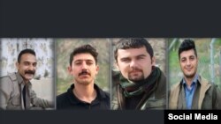 عکس منتشر شده از محمد (هژیر) فرامرزی، پژمان فاتحی ، وفا آذربار و محسن مظلوم
