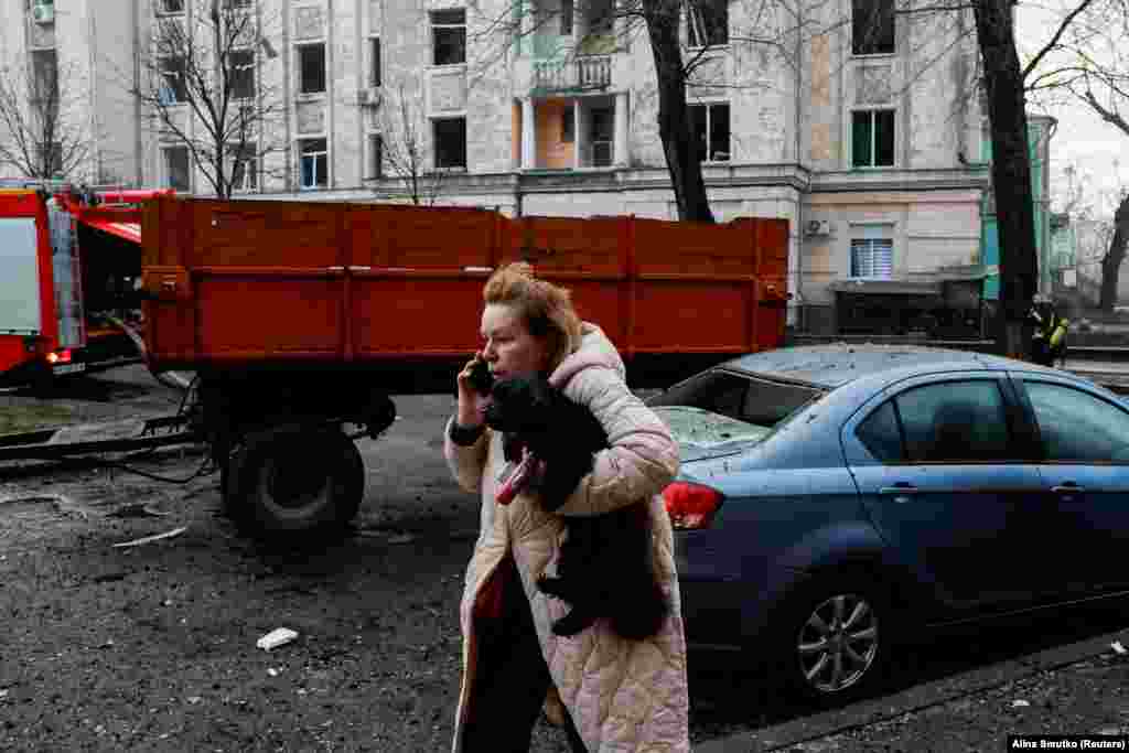 Popko added that the Russian military used strategic bombers and also launched missiles from its territory.