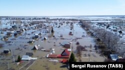 Ishim, seen here on April 22, is a town in the Tyumen region that lies 60 kilometers north of Malye Yarki.