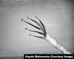 Undated image of an airshow photographed by Hayato Matsumoto