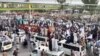 A video grab from a Pashtun Tahafuz Movement (PTM) rally in Islamabad on August 18