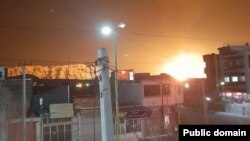 The explosion of a gas pipeline in Iran earlier this month.