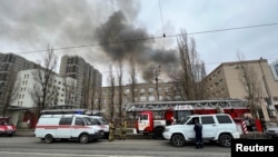 According to the reports, an explosion was heard before the fire broke out.