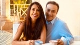 Darya Safai, a Belgian lawmaker pictured with her husband, Saeed Bashirtash, in 2023, says she received death threats from Iran.