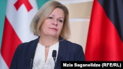German Interior Minister Nancy Faeser (file photo)