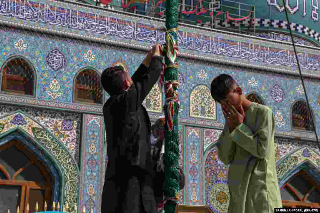 Afghans celebrate in Kabul. Norouz means "new day" in the Persian language. 