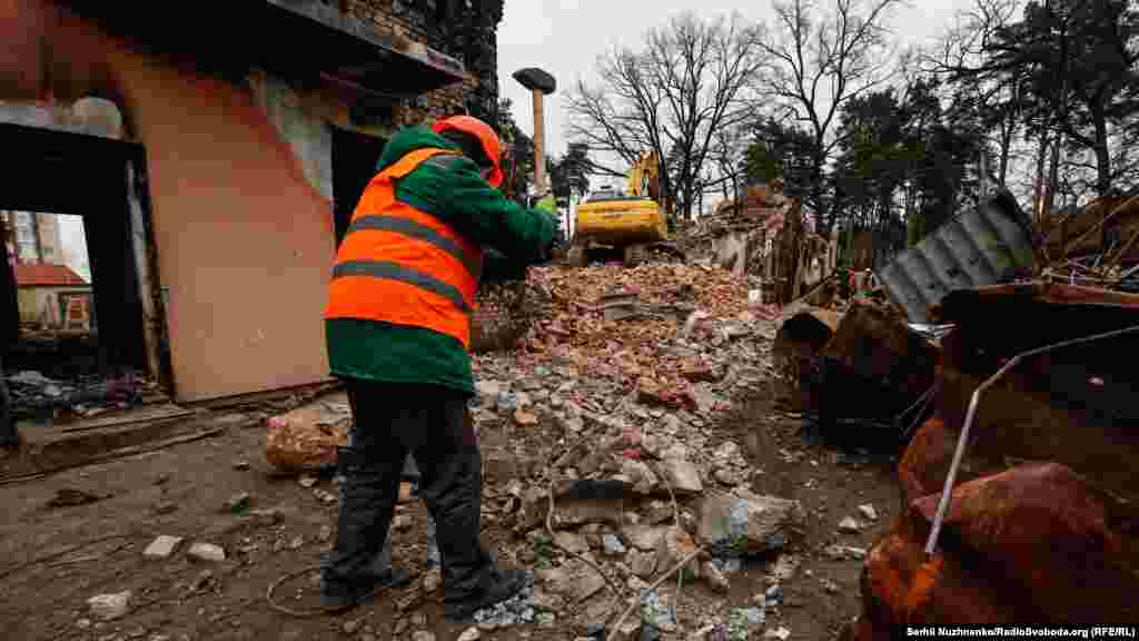 During the 2022 Russian invasion of Ukraine, Irpin was the site of fierce fighting between Moscow and Kyiv's forces that led to nearly 70 percent of the city being heavily damaged or destroyed. 