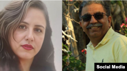 کیوان رحیمیان و مینا کرمی. شمار دیگری از شهروندان بهائی با وجود چندماه از بازداشت همچنان در بلاتکلیفی به سر میبرند
