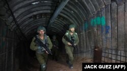 Slika tunela koje je Hamas navodno koristio za napad na izrael preko graničnog prelaza Erez 7. oktobra.