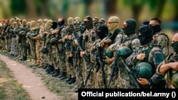 The Kastus Kalinouski Regiment, consisting of Belarusian citizens, fights on the Ukrainian side against Russian invaders. (file photo)