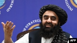 The foreign minister of Afghanistan's Taliban-led government, Amir Khan Muttaqi. The Taliban’s refusal to attend a UN conference is a blow to the hopes of the international community to improve dialogue with the extremist group. (file photo)