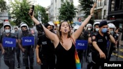 Liana Georgieva na istanbulskom Prajdu, 26. juni 2021