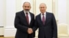 Russia - Russian President Vladimir Putin and Armenian Prime Minister Nikol Pashinian meet in the Kremlin, Moscow, October 12, 2021.