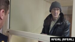 Vladimir Rumyantsev after receiving a six-year prison sentence for sharing news from independent media about Russia's invasion of Ukraine.
