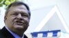 Liderul partidului socialist PASOK, Evangelos Venizelos, părăsind palatul prezidenţial după eşecul ultimei tentative de a forma un guvern la Atena.