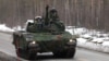 A Swedish Army tank takes part in a military exercise called Cold Response 2022, which saw around 30,000 troops gather from NATO member countries as well as Finland and Sweden, on March 25.
