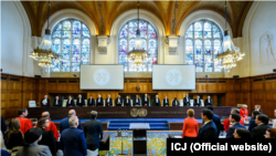 The International Court of Justice has rejected Russia's argument that the Hague-based United Nations court does not have jurisdiction in the case. (file photo)