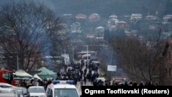 Barrikadat në Rudarë. 13 dhjetor 2022.