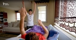 Many Kyrgyz women migrants in Turkey work as caregivers for elderly people. (file photo)
