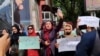 In May, a few dozen women also braved threats by the Taliban and took to the streets of Kabul to voice their discontent over a requirement to cover their faces in public.