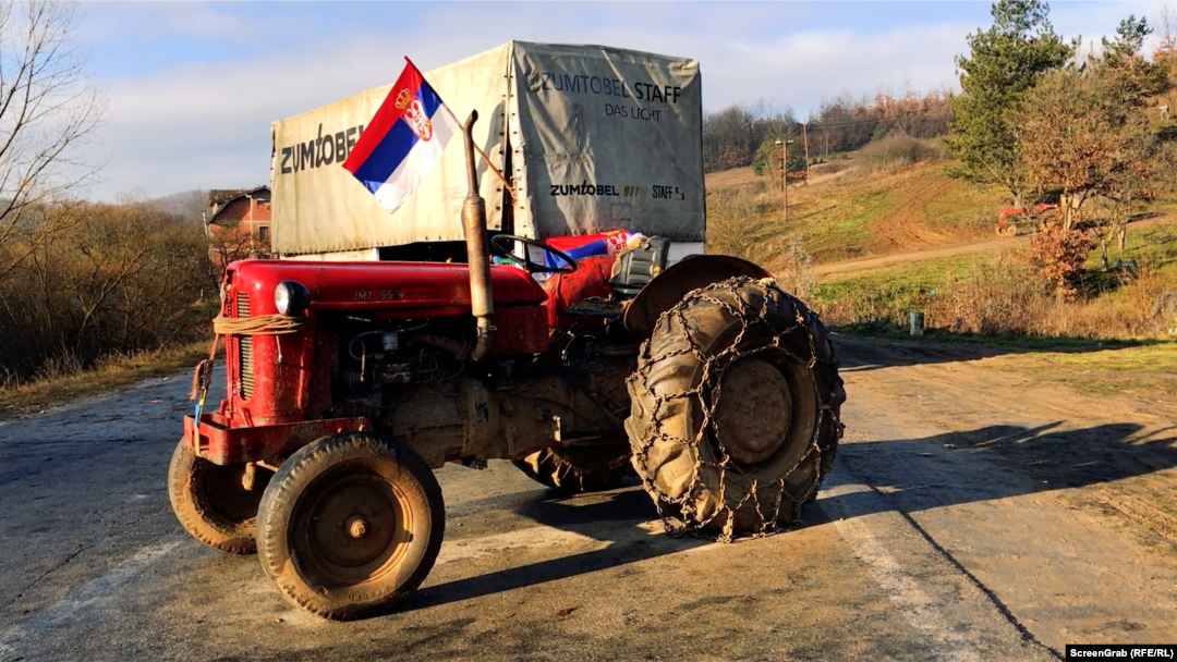 Barikada na Merdaru, na teritoriji Srbije, decembar 2022.