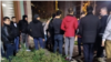Знакомые и друзья погибшего в ДТП Фархата Ходжамгулыева у морга. Стамбул, 16 декабря 2022 г.