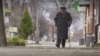The Ukrainian town of Vovchansk is now largely deserted, with businesses boarded up and the few remaining civilians struggling to get by.
