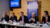 Nemačka delegacija na konferenciji za novinare u Beogradu, 19. mart 2013.