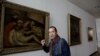 Uzbek art restorer Dilshod Azizov who discovered a painting that is said to be by the Renaissance master Paolo Veronese. 