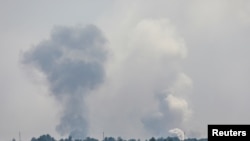 Аннексияләнгән Кырымның Җанкөй районындагы шартлаулар. 16 август 2022 ел.