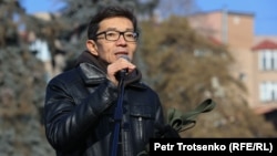 Kazakh rights activist Ghalym Agheleuov (file photo)
