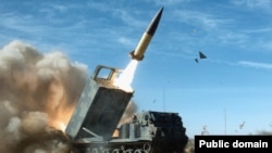 A U.S. Army Tactical Missile System (ATACMS) being launched (file photo)