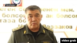 Kyrgyz National Security Committee head Kamchybek Tashiev (file photo)