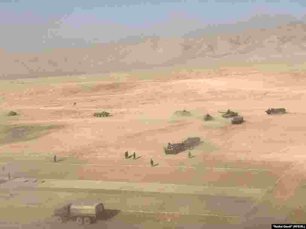 Across the border from the Tajik exercise grounds, Taliban militants have captured huge swaths of Afghanistan since U.S.-led international troops began their formal withdrawal in May from a 19-year war, leaving most of the responsibility for defending the country to Afghan national troops. 