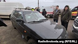 A woman in a car died of shrapnel wounds in Kryviy Rih on January 17 
