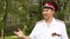 Владимир Шихотов называет себя казачьим полковником и атаманом Союза казаков Семиречья. Алматы, 5 мая 2014 года. 