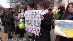 Акмәчеттә референдумга каршы митинг үтте