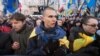 Акцыя пратэсту ля Вярхоўнай Рады Ўкраіны