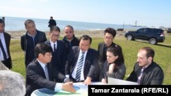 ჩინური კომპანიის წარმომადგენლები ანაკლიაში