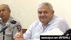 Armenia - Former Vanadzor Mayor Mamikon Aslanian stands trial, June 10, 2022.