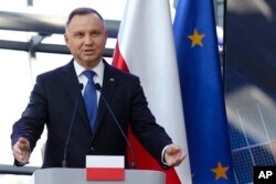 Președintele Poloniei, Andrzej Duda, 2 iunie 2022.
