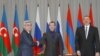 Președinții Sarkisyan, Medvedev și Aliev