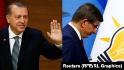 Режеп Эрдоган жана Ахмет Давутоглы. 