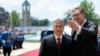 Viktor Orban i Aleksandar Vučić u Beogradu 1. jula 2014.