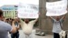 Activists Protest Kazakh Law On 'Leader Of Nation' 